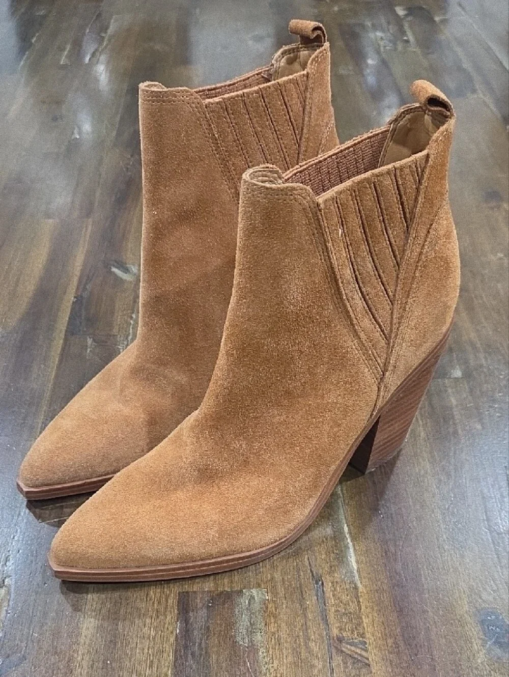 Marc Fisher Gadri Suede Pointed Toe Ankle Booties